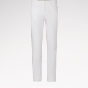 Louis Vuitton men’s white slim stretch size 38
